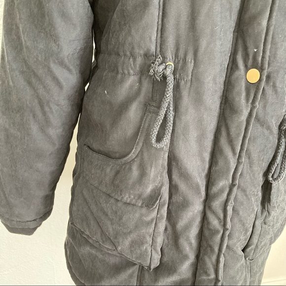 I love sia Parka jacket fur lined zip up long sleeve hooded warm winter - Picture 7 of 8